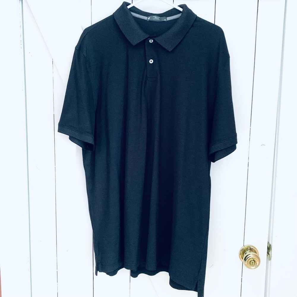 Tennis Polo Shirt Button Down Collar Short Sleeve Golf Polo Business Casual